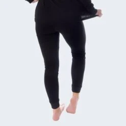 2 Pantalons Thermiques | Sous-vêtements | Femmes | Polaire | Noir -Horizon Glacial 2 pantalons thermiques sous vetements femmes polaire noir 2