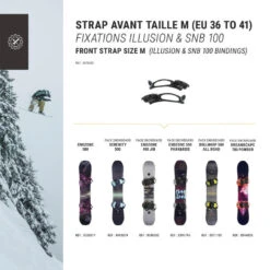 2 Straps Orteil Pour 1 Paire De Fixations De Snowboard Wedze Taille M (36/41) 5 2 Straps Orteil Pour 1 Paire De Fixations De Snowboard Wedze Taille M (36/41) -Horizon Glacial 2 straps orteil pour 1 paire de fixations de snowboard wedze taille m 3641 2
