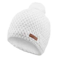 WEDZE BONNET DE SKI ADULTE - TIMELESS - BLANC -Horizon Glacial bonnet de ski adulte timeless blanc 2