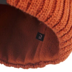 WEDZE BONNET DE SKI ADULTE TORSADES WOOL TERRA COTA -Horizon Glacial bonnet de ski adulte torsades wool terra cota 6