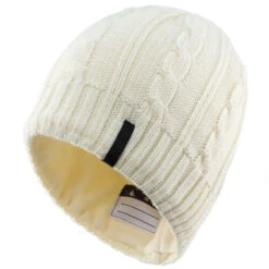 WEDZE BONNET DE SKI ENFANT TORSADES ECRU -Horizon Glacial bonnet de ski enfant torsades ecru 2
