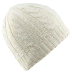 WEDZE BONNET DE SKI ENFANT TORSADES ECRU -Horizon Glacial bonnet de ski enfant torsades ecru 5