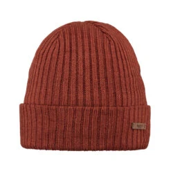 Barts Bonnet Wilbert Turnup Rust Homme