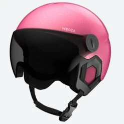 WEDZE CASQUE DE SKI À VISIÈRE ENFANT H-KID 550 ROSE PAILETTES -Horizon Glacial casque de ski a visiere enfant h kid 550 rose pailettes 9