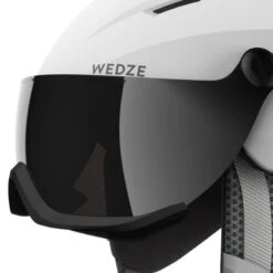 WEDZE CASQUE VISIÈRE DE SKI ADULTE - H350 - BLANC -Horizon Glacial casque visiere de ski adulte h350 blanc 9