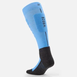 WEDZE CHAUSSETTES DE SKI - 100 - BLEU -Horizon Glacial chaussettes de ski 100 bleu 2