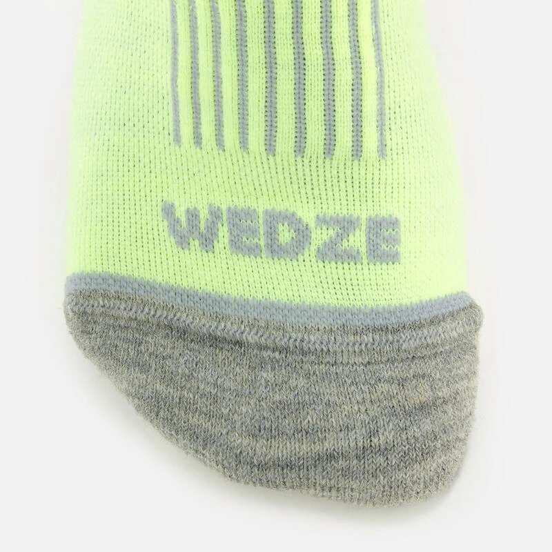 WEDZE CHAUSSETTES DE SKI ADULTE - 100 - JAUNE 6 WEDZE CHAUSSETTES DE SKI ADULTE - 100 - JAUNE â Image 6