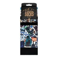 Chaussettes De Ski Et Neige American Socks Snow Ripper - Snow -Horizon Glacial chaussettes de ski et neige american socks snow ripper snow 2