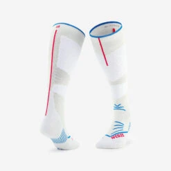 WEDZE CHAUSSETTES DE SKI ET SNOWBOARD ADULTE - 500 - BLANC