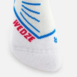 WEDZE CHAUSSETTES DE SKI ET SNOWBOARD ADULTE - 500 - BLANC -Horizon Glacial chaussettes de ski et snowboard adulte 500 blanc 5