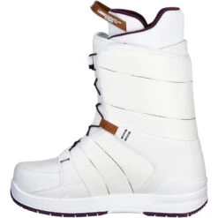 WEDZE Chaussures De Snowboard All Mountain Femme Boogey 300 Fast Lock Blanches -Horizon Glacial chaussures de snowboard all mountain femme boogey 300 fast lock blanches 3