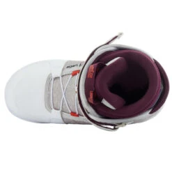 Chaussures De Snowboard Femme Débutante, Maoke 300, Grises -Horizon Glacial chaussures de snowboard femme debutante maoke 300 grises 6