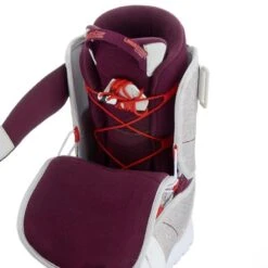 Chaussures De Snowboard Femme Débutante, Maoke 300, Grises -Horizon Glacial chaussures de snowboard femme debutante maoke 300 grises 8