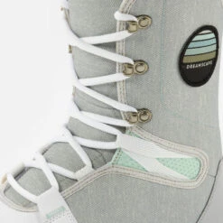 Chaussures De Snowboard Femme Débutante SNB 100 - Grises -Horizon Glacial chaussures de snowboard femme debutante snb 100 grises 6