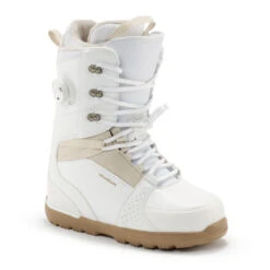 Chaussures De Snowboard Femme Hybrid, Flex Moyen - Endzone Blanches