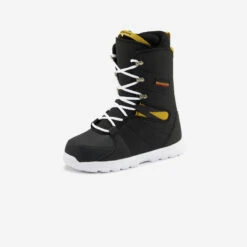 Chaussures De Snowboard Homme Débutant SNB 100 - Noires