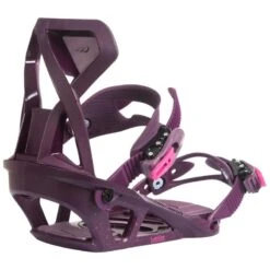 Fixations De Snowboard Piste / Hors-piste, Femme Serenity 100 Violettes -Horizon Glacial fixations de snowboard piste hors piste femme serenity 100 violettes 3
