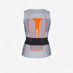 Gilet Protection Dorsale De Ski Et Snowboard Femme DBCK 500 Grise