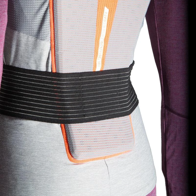 Gilet Protection Dorsale De Ski Et Snowboard Femme DBCK 500 Grise 5 Gilet Protection Dorsale De Ski Et Snowboard Femme DBCK 500 Grise – Image 5