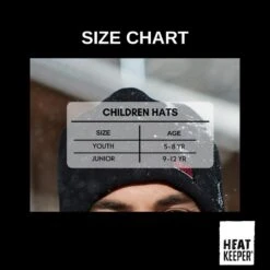 Heat Keeper Enfants Bonnet Thermo-isolant Anthracite -Horizon Glacial heat keeper enfants bonnet thermo isolant anthracite 4