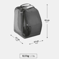 WEDZE HOUSSE DE CHAUSSURES DE SKI - 500 - GRIS ROUGE -Horizon Glacial housse de chaussures de ski 500 gris rouge 8