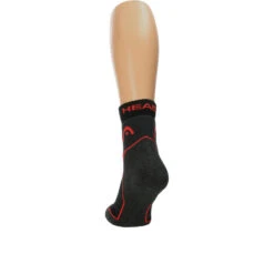 Head Lot De 2 Paires De Chaussettes De Randonnée Basses Unisexes Noir/Rouge -Horizon Glacial lot de 2 paires de chaussettes de randonnee basses unisexes noirrouge 3