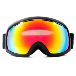 Masque De Ski / Masque De Snowboard Noir - Verre Miroir Rouge -Horizon Glacial masque de ski masque de snowboard noir verre miroir rouge 2