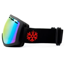 Masque De Ski / Masque De Snowboard Noir - Verre Miroir Rouge -Horizon Glacial masque de ski masque de snowboard noir verre miroir rouge 5