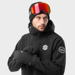 Moufles Thermiques Snowboard Et Ski Sports D'hiver Homme Et Femme Pitztal Black -Horizon Glacial moufles thermiques snowboard et ski sports dhiver homme et femme pitztal black 2
