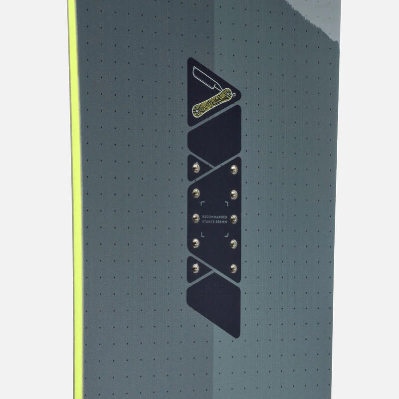 Planche De Snowboard Allmountain Freeride Homme - ALL ROAD 500 Grise 8 Planche De Snowboard Allmountain Freeride Homme - ALL ROAD 500 Grise â Image 8