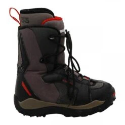 RECONDITIONNE - Boots Junior Salomon Talapus Noir/gris/rouge - BON