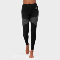 Sous-pantalon De Compression Femme Sports D'hiver Ultradry Noir