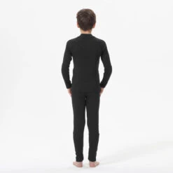 WEDZE Sous-vêtement De Ski Enfant - BL 100 Haut - Noir -Horizon Glacial sous vetement de ski enfant bl 100 haut noir 7