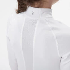 WEDZE Sous-vêtement De Ski Enfant - BL 500 1/2 Zip Haut - Blanc -Horizon Glacial sous vetement de ski enfant bl 500 12 zip haut blanc 3