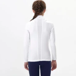 WEDZE Sous-vêtement De Ski Enfant - BL 500 1/2 Zip Haut - Blanc -Horizon Glacial sous vetement de ski enfant bl 500 12 zip haut blanc 6