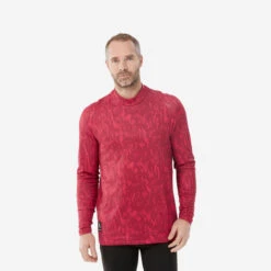 WEDZE Sous-vêtement De Ski Homme BL 500 Relax Haut - Rouge Graph
