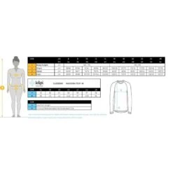 Sous-vêtement Haut Mérinos Femme Kilpi MAVORA TOP-W -Horizon Glacial sous vetement haut merinos femme kilpi mavora top w 6