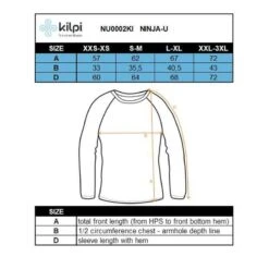 Sous-vêtement Haut Uni Kilpi NINJA-U -Horizon Glacial sous vetement haut uni kilpi ninja u 6