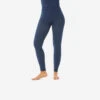 WEDZE Sous-vêtement Thermique De Ski Femme - BL 180 Seamless Bas Bleu Marine