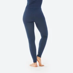 WEDZE Sous-vêtement Thermique De Ski Femme - BL 180 Seamless Bas Bleu Marine -Horizon Glacial sous vetement thermique de ski femme bl 180 seamless bas bleu marine 2