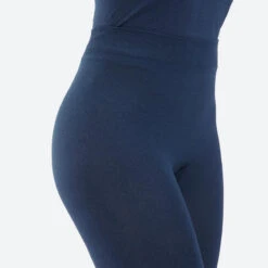 WEDZE Sous-vêtement Thermique De Ski Femme - BL 180 Seamless Bas Bleu Marine -Horizon Glacial sous vetement thermique de ski femme bl 180 seamless bas bleu marine 3