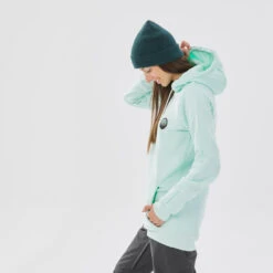Sweat à Capuche Femme Snowboard - SNB HDY Vert -Horizon Glacial sweat a capuche femme snowboard snb hdy vert 2