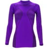 T-shirt Sportif | Sous-vêtements Thermiques | Femmes | Sans Couture | Violet