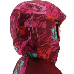 WEDZE Veste Ski Enfant Fille EVOSTYLE Imprimé Et Bordeaux -Horizon Glacial veste ski enfant fille evostyle imprime et bordeaux 6