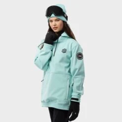 Veste Snowboard Femme Sports D'hiver W1-W Iceberg Turquoise -Horizon Glacial veste snowboard femme sports dhiver w1 w iceberg turquoise 2