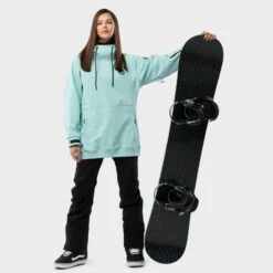 Veste Snowboard Femme Sports D'hiver W1-W Iceberg Turquoise -Horizon Glacial veste snowboard femme sports dhiver w1 w iceberg turquoise 3
