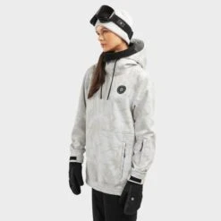 Veste Snowboard Femme Sports D'hiver W1-W Tremblant Blanc -Horizon Glacial veste snowboard femme sports dhiver w1 w tremblant blanc 2