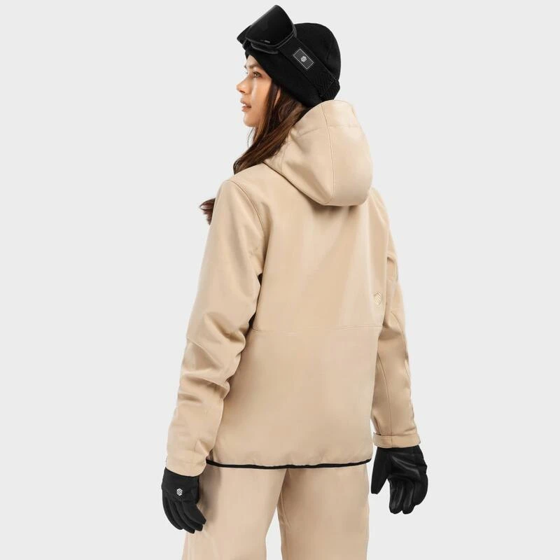 Veste Snowboard Femme Sports D'hiver W2-W Cerro Beige 2 Veste Snowboard Femme Sports D'hiver W2-W Cerro Beige – Image 2