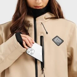 Veste Snowboard Femme Sports D'hiver W2-W Cerro Beige 8 Veste Snowboard Femme Sports D'hiver W2-W Cerro Beige -Horizon Glacial veste snowboard femme sports dhiver w2 w cerro beige 3