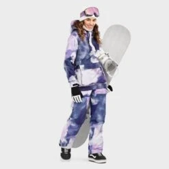 Veste Snowboard Femme Sports D'hiver W3-W Cloudmont Multicouleur -Horizon Glacial veste snowboard femme sports dhiver w3 w cloudmont multicouleur 3